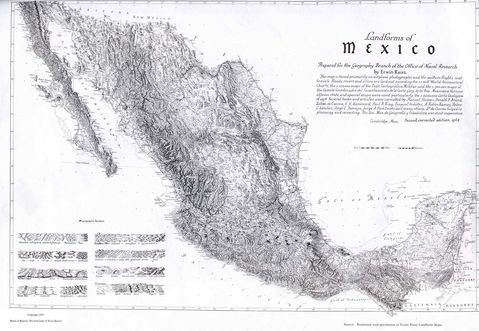 Landforms of Mexico 