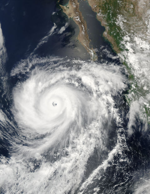 Hurricane Hernan (10E) off Mexico