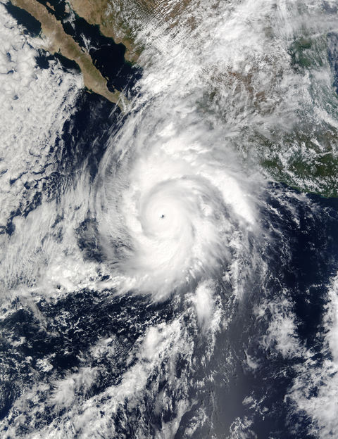 Hurricane Kenna off Mexico