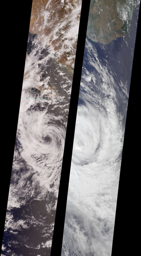 Tropical Storms Bud and Dera Tropical Storms Bud and Dera