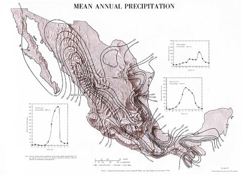 Precipitaciónes Medias Anual en México