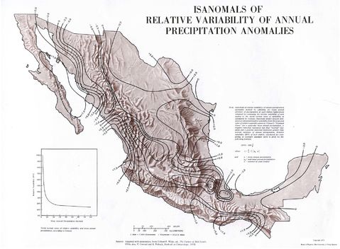 Anomalías de Precipitación Anual en México