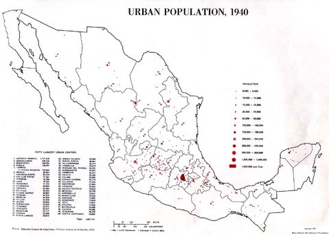 Población Urbana de México
