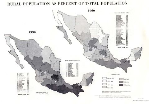 Rural Population as Percent of Total Population of Mexico