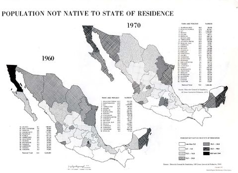 Population Not Native to State of Residence, Mexico