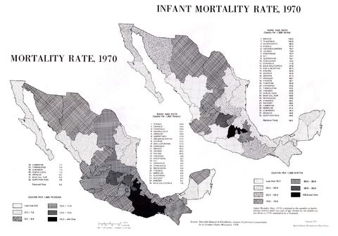 Tasas de Mortalidad y de Mortalidad Infantil en México