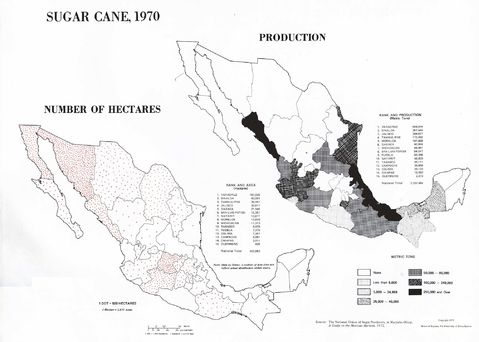 Producción de Caña de Azúcar en México