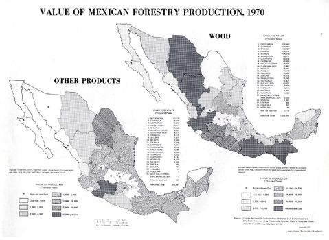 Value of Mexican Forestry Production in Mexico