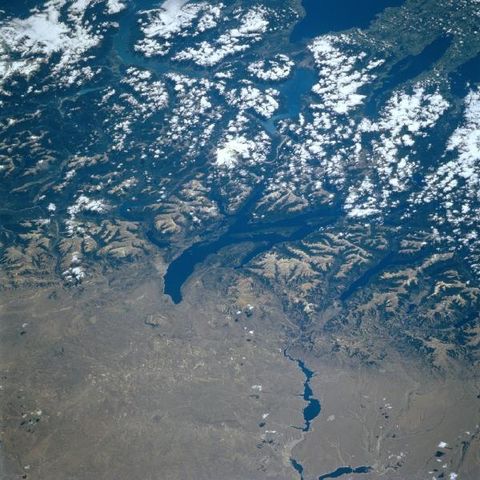 Satellite image of Lake Nahuel Huapi, Argentina Satellite image of Lake Nahuel Huapi, Argentina