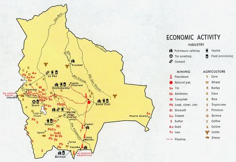 Actividad Económica de Bolivia
