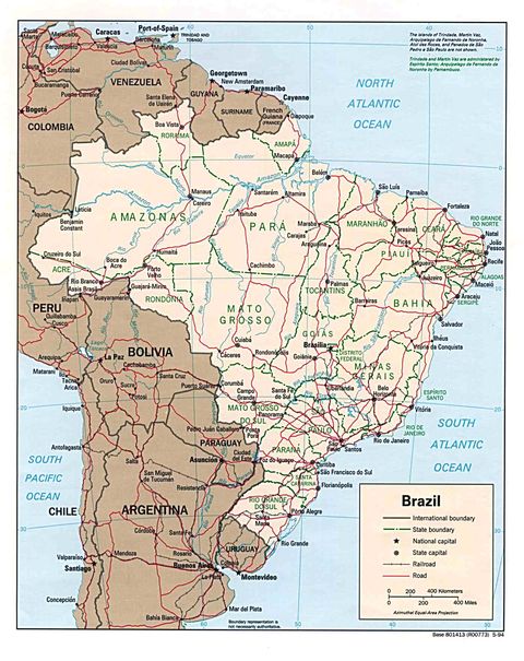Brazil Political Map