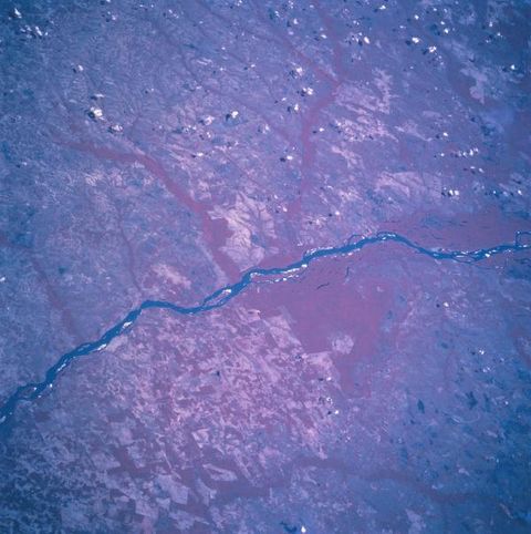 Satellite image of the Rio Araguaia Satellite image of the Rio Araguaia