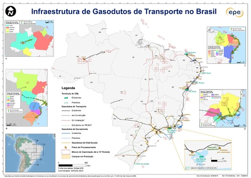 Infraestructura de Gasoductos de Brasil