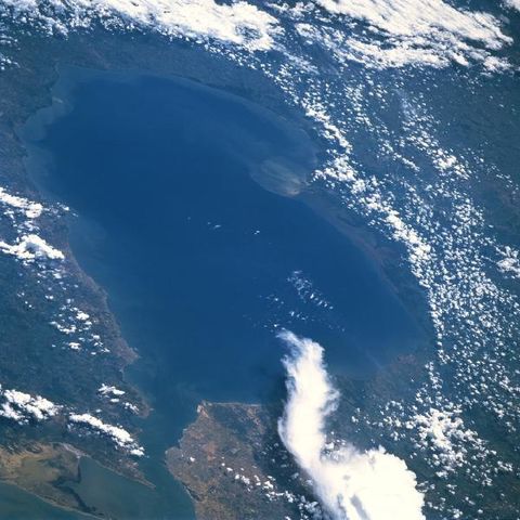 Imagen, Foto Satelite del Lago Maracaibo, Venezuela