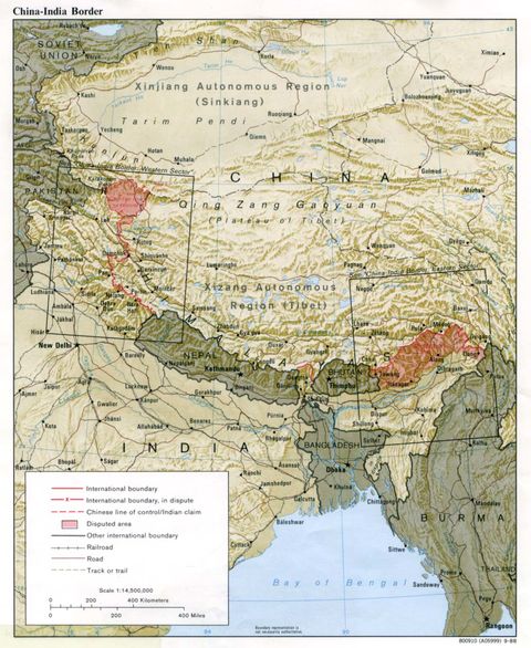 China - India Border 1988