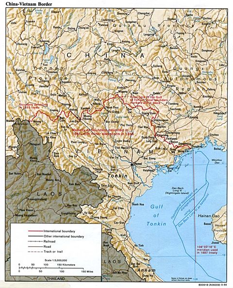 China - Vietnam Border 1988