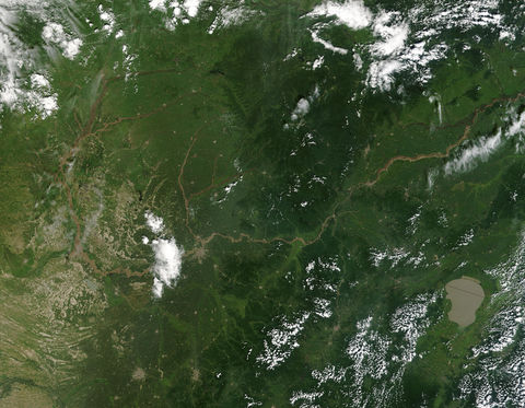 Inundaciones en Manchuria