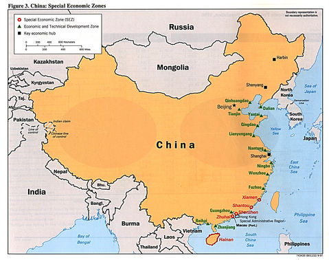 China Special Economic Zones 1997