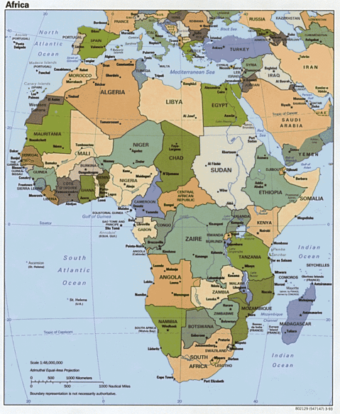 Africa Political Map