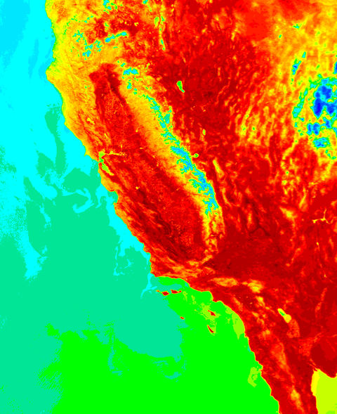 Ola de calor en California