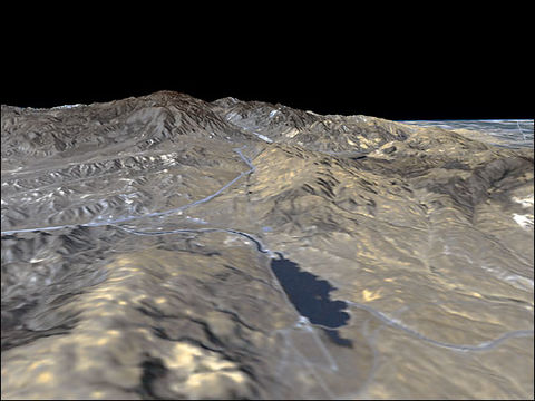 San Andreas Fault from Space