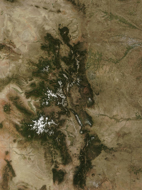 Imagen satelital de Colorado Imagen satelital de Colorado