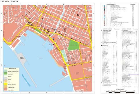 Mapa de Ensenada