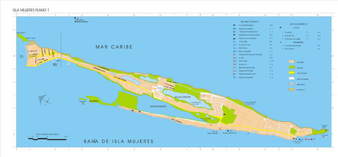 Map of Isla Mujeres