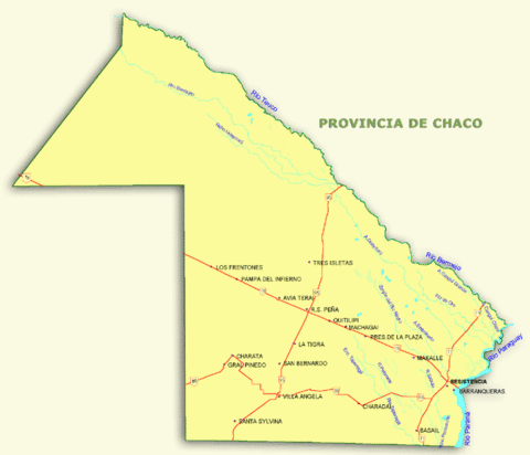 National Routes of the Province of Chaco