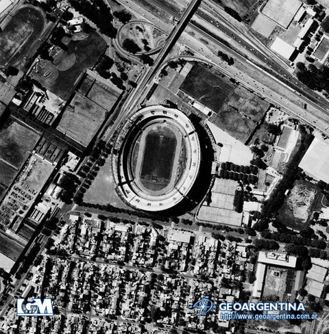 Foto Aérea del Estadio Antonio Vespucio Liberti