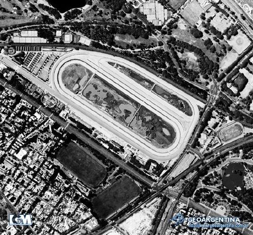 Foto Aérea del Hipódromo Argentino de Palermo