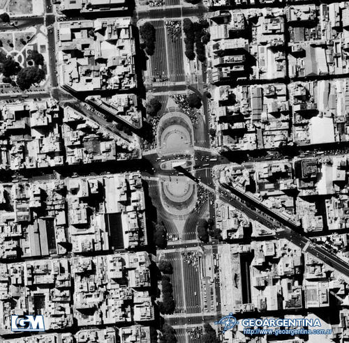 Foto Aérea del Obelisco de Buenos Aires