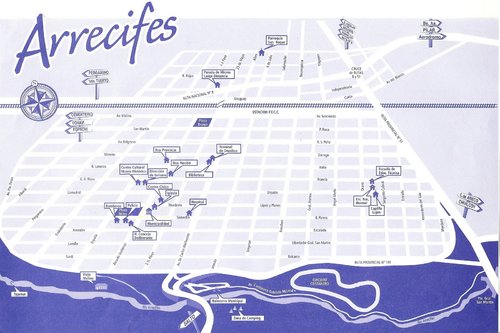 Centro de la Ciudad de Arrecifes, Provincia de Buenos Aires