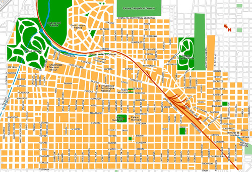 Centro de la ciudad de Bahía Blanca