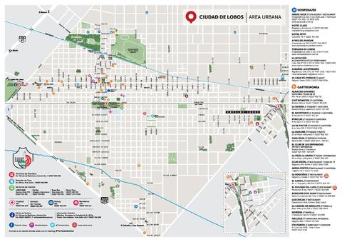 Map of the city of Lobos, Buenos Aires, Argentina Map of the city of Lobos, Buenos Aires, Argentina
