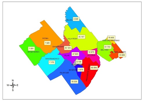 Localidades del Pilar, Buenos Aires, Argentina