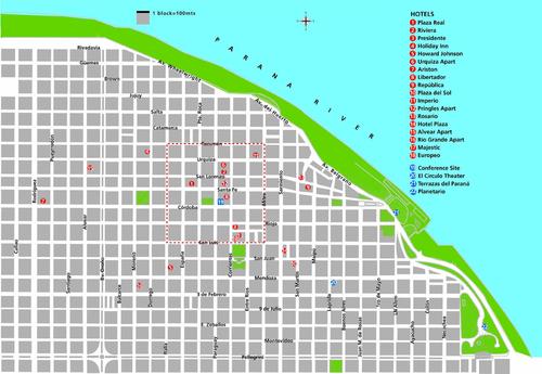 Centro de Rosario, Santa Fe, Argentina