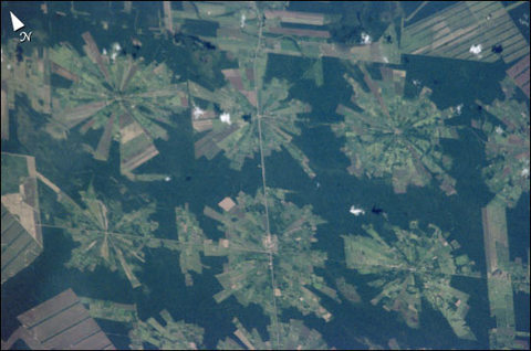 Satellite Image, Photo of Tierras Bajas, Eastern Bolivia