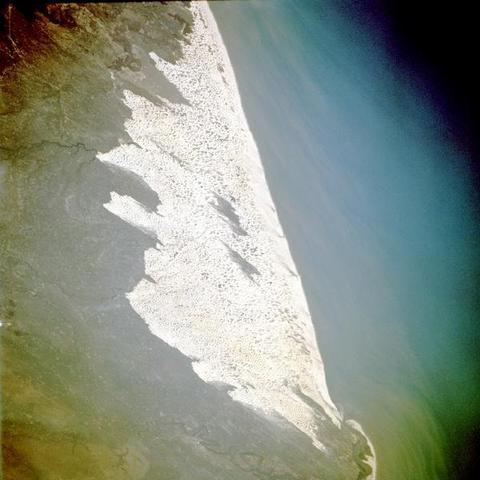 Satellite image of Sand Dunes in Maranhão State