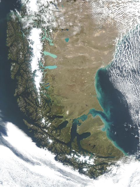 Patagonia and the mountains of the southern Andes