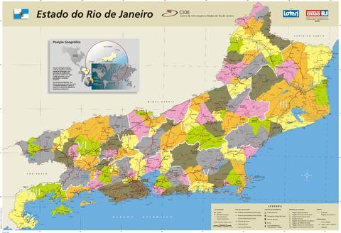 Rio de Janeiro State Political Administrative Divisions