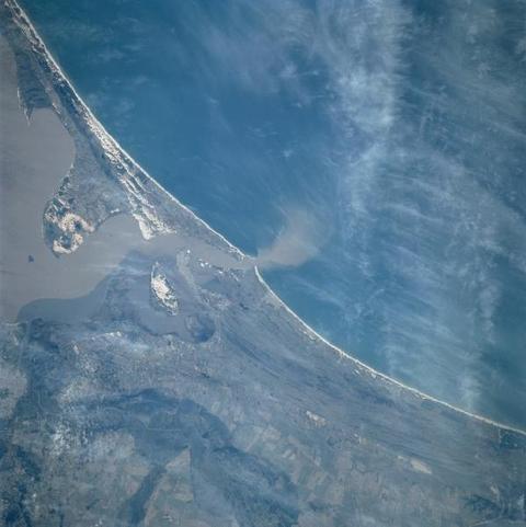 Satellite image of Southern Dos Patos Lagoon Satellite image of Southern Dos Patos Lagoon