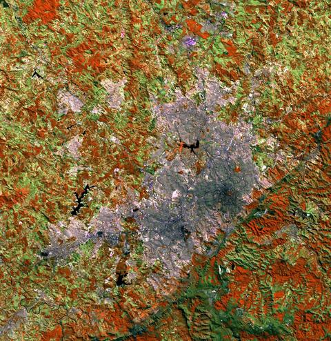 Satellite image of Belo Horizonte 