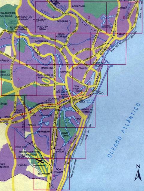 Map of Recife
