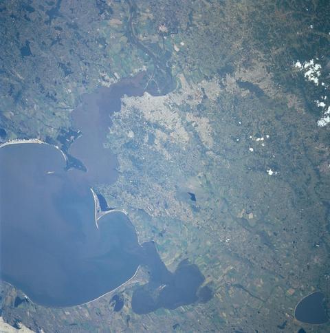 Satellite image of Porto Alegre