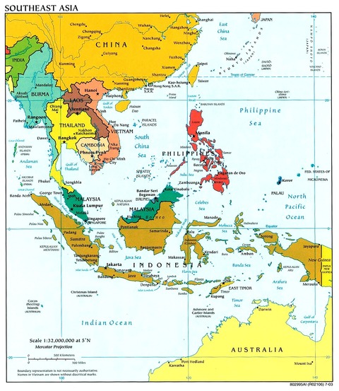 Southeast Asia Map