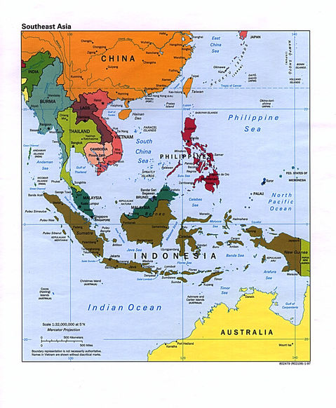 Southeastern Asia Map