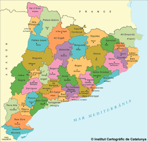 Comarcas de Cataluña