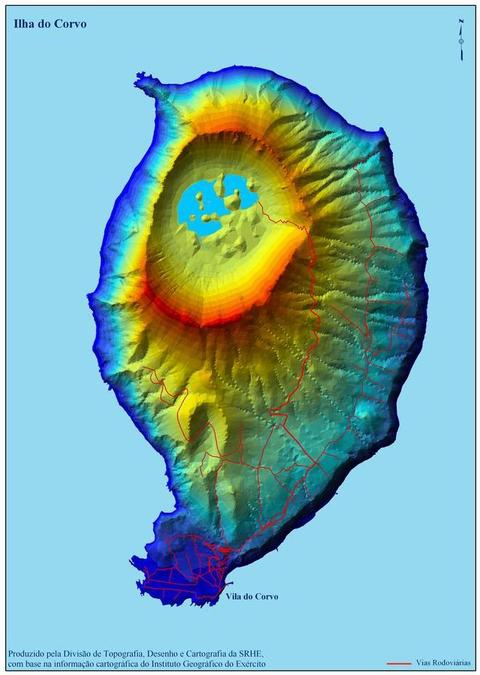 Isla de Corvo, las Azores
