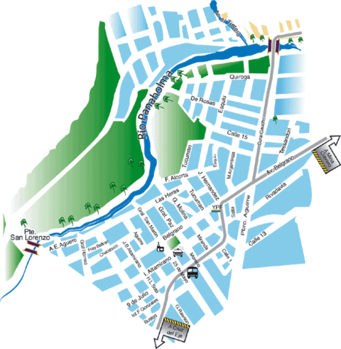 Map of Villa Cura Brochero, Córdoba, Argentina